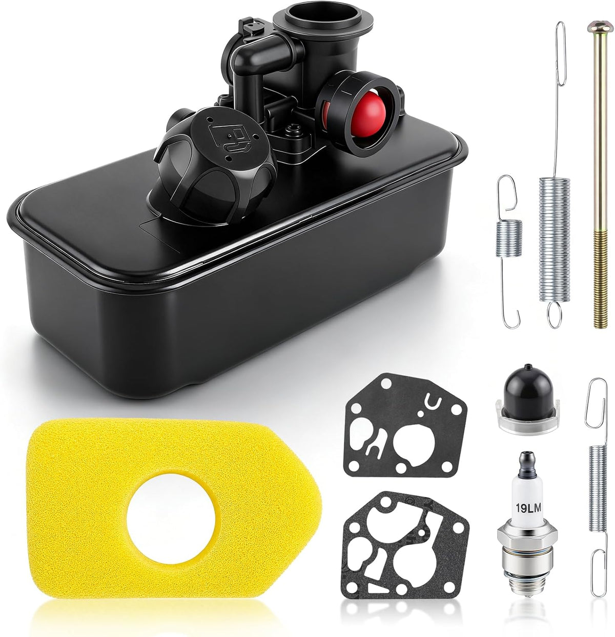 Carbhub 494406 Fuel Tank and 795477 Carburetor Replacement for 498809