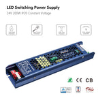 Constant Voltage LED Driver 24V 200W 8,33A, Switching Power Supply