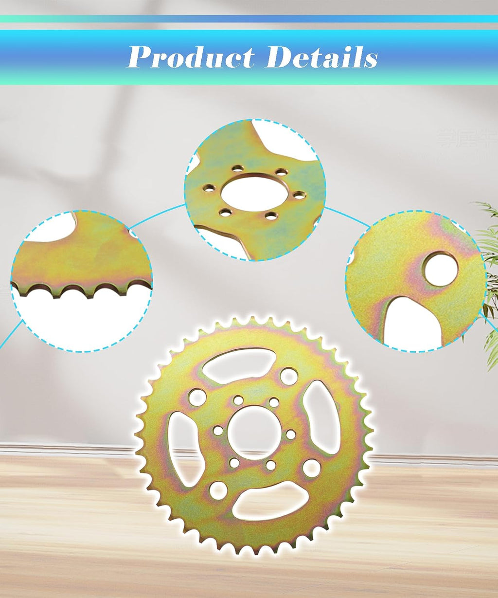 Upgrade 40T High Speed Rear Chain 6 Hole Sprocket # 40 41 420