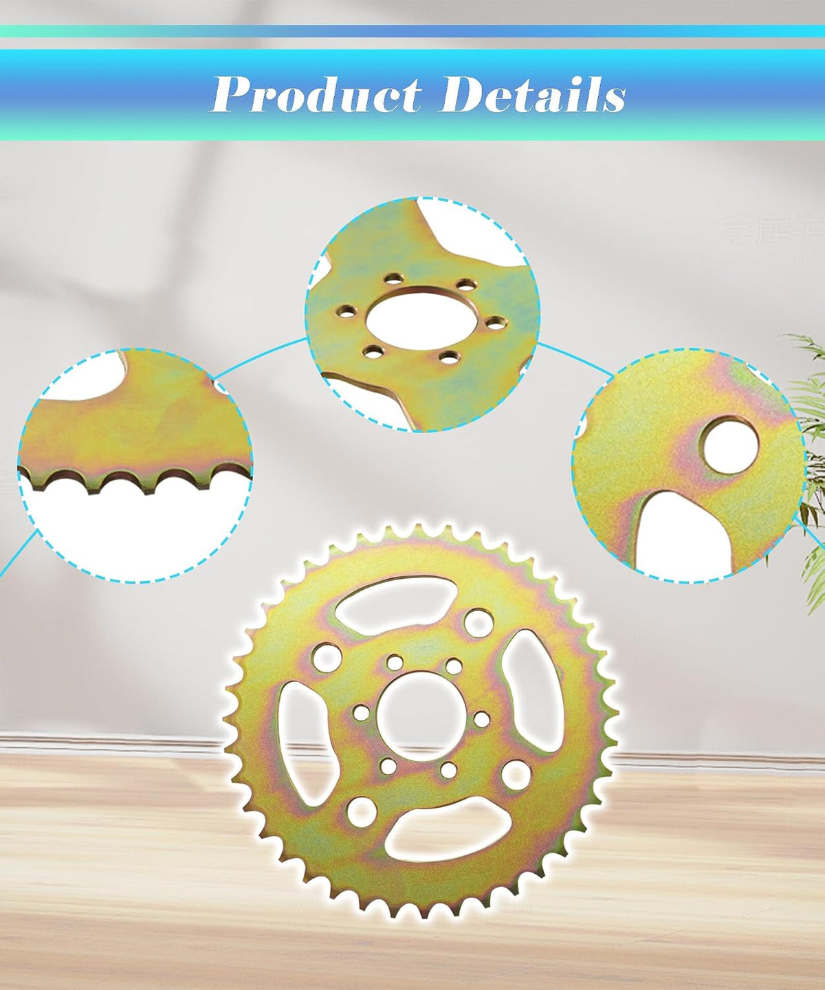 Upgrade 40T High Speed Rear Chain 6 Hole Sprocket # 40 41 420