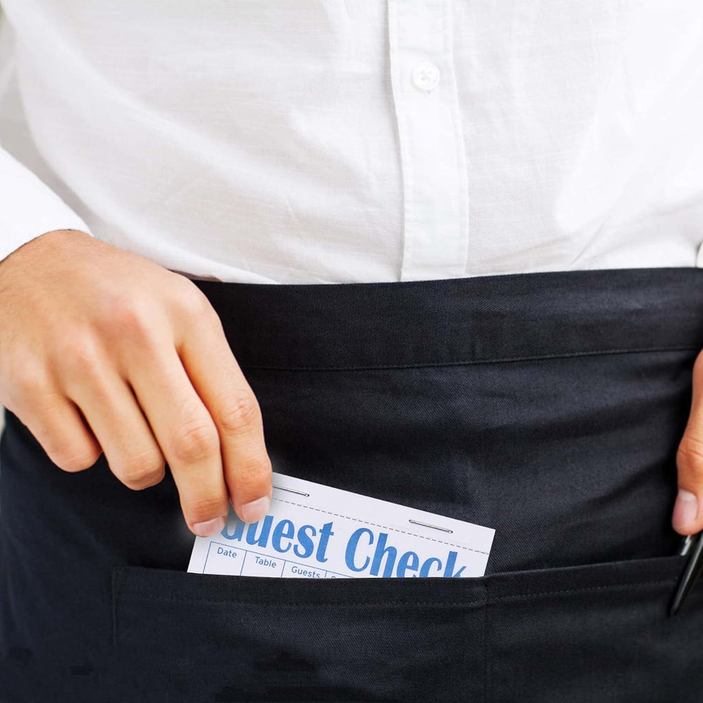 Guest Check Books 3.5" x 6.7", 1000 Duplicates Server Note Pads