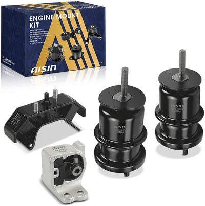 AISIN AFTERMARKET EMTF-21008 4Pcs Engine Motor & Transmission Mount Set