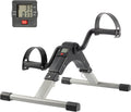 Under Desk Exercise Bike Pedal Exerciser – Mini Stationary Cycle with Adjustable Resistance, Calorie Tracker &