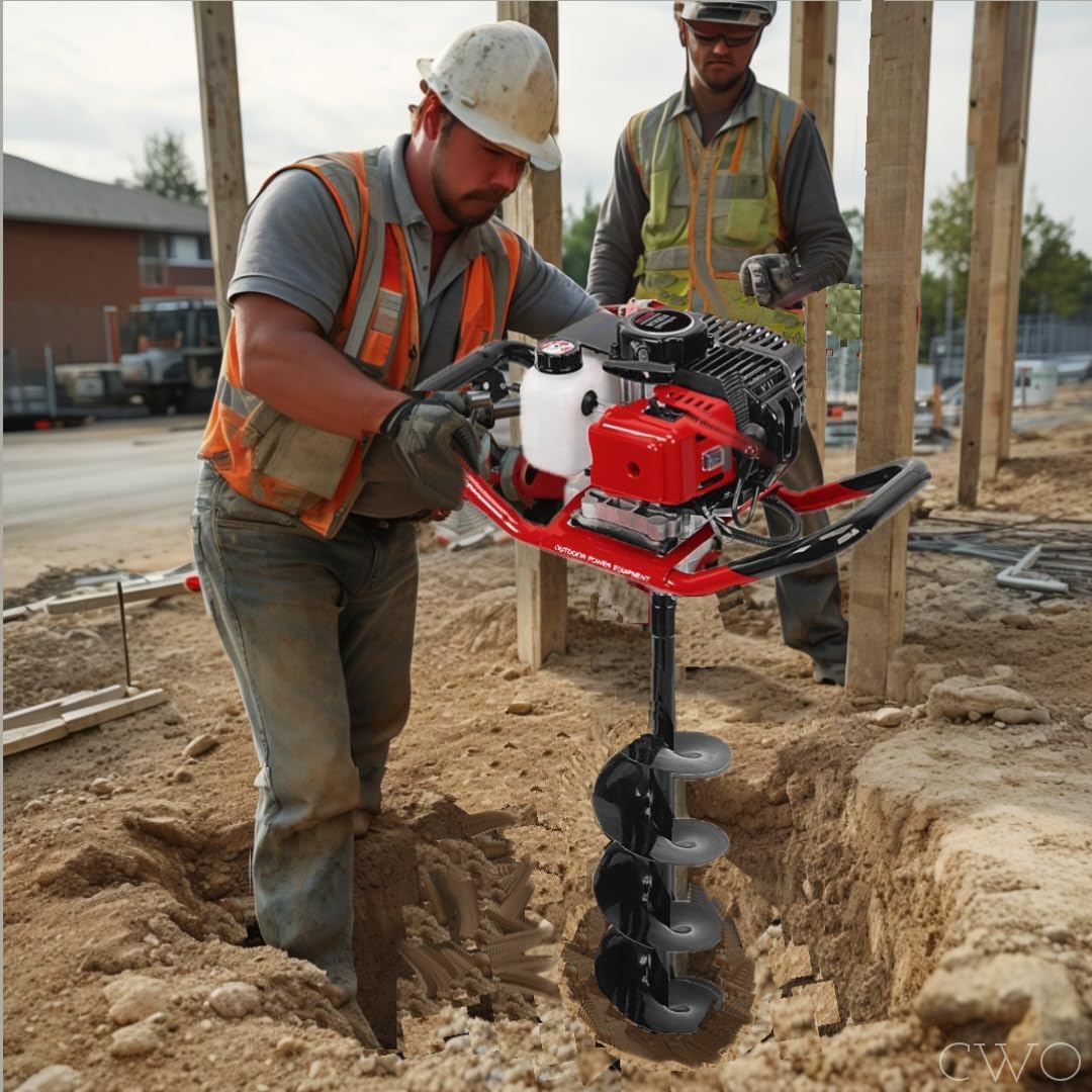 Fits Predator Gas Powered Earth Auger - Heavy Duty Tool, Quickly Dig Holes for Fence Posts, Signs, Landscaping