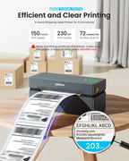 Bluetooth Thermal Shipping Label Printer, 4x6 Thermal Label Printer