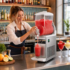 Commercial Slushie Machine, 15L Single Tank Frozen Drink Maker