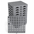 Small Plastic Pallets, 12-Pack 7.9 x 7.9 x 1.18 In Pallets for Outside