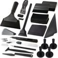 Vinyl Wrap Tool Kit for Car Window Tint Installation with Magnet Holder, Rubber & Vinyl Squeegees, Shank Gasket, Mini