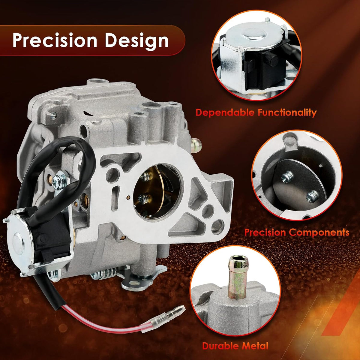 Carburetor w/Gaskets, Fits Kohler Command 19HP 20HP 21HP 22HP 23HP Engines