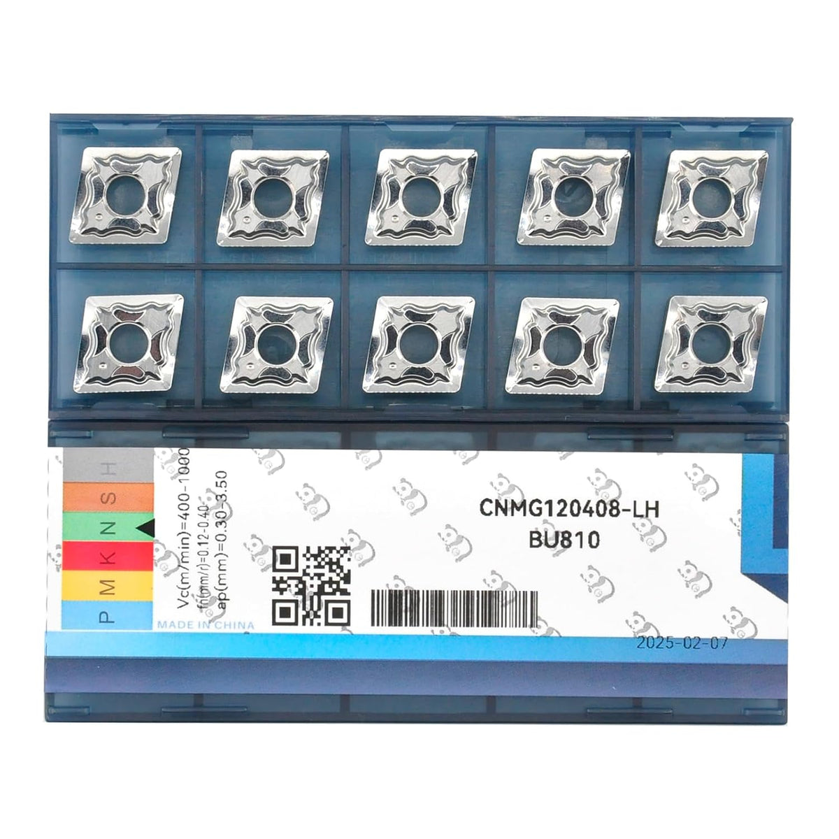 CNMG432 (CNMG120408) Indexable Carbide Inserts for Aluminium, 10pcs