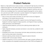 Waveshare Round-Shaped All-in-One Capacitive Fingerprint Sensor G Type