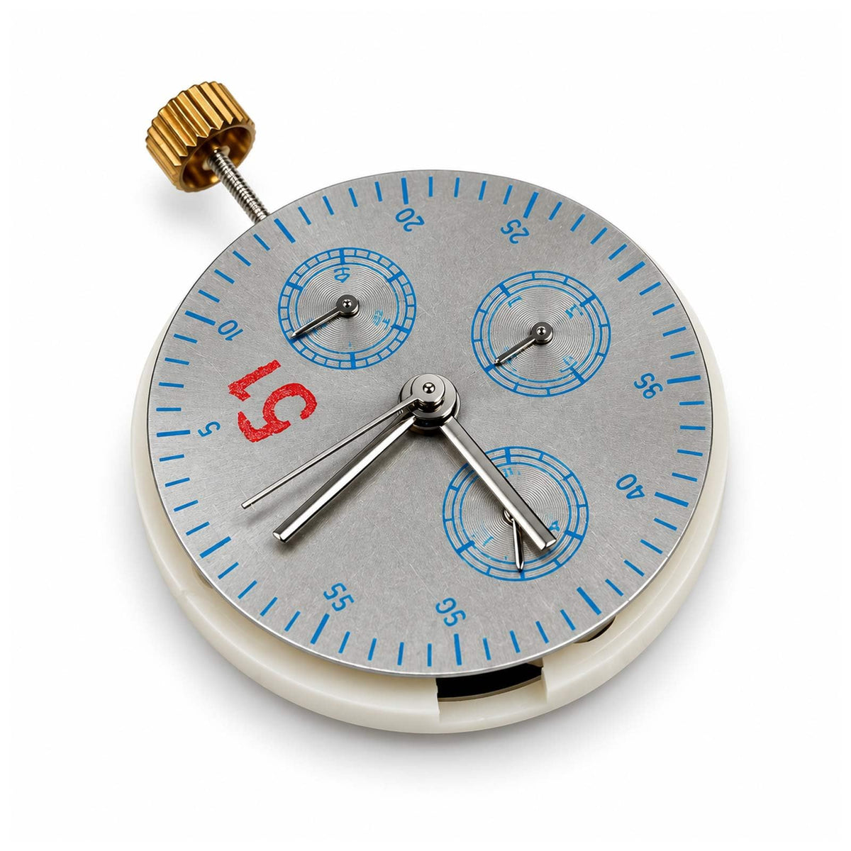 Metal Automatic Watch Movement Replacement Suitable for ETA 7753 7750