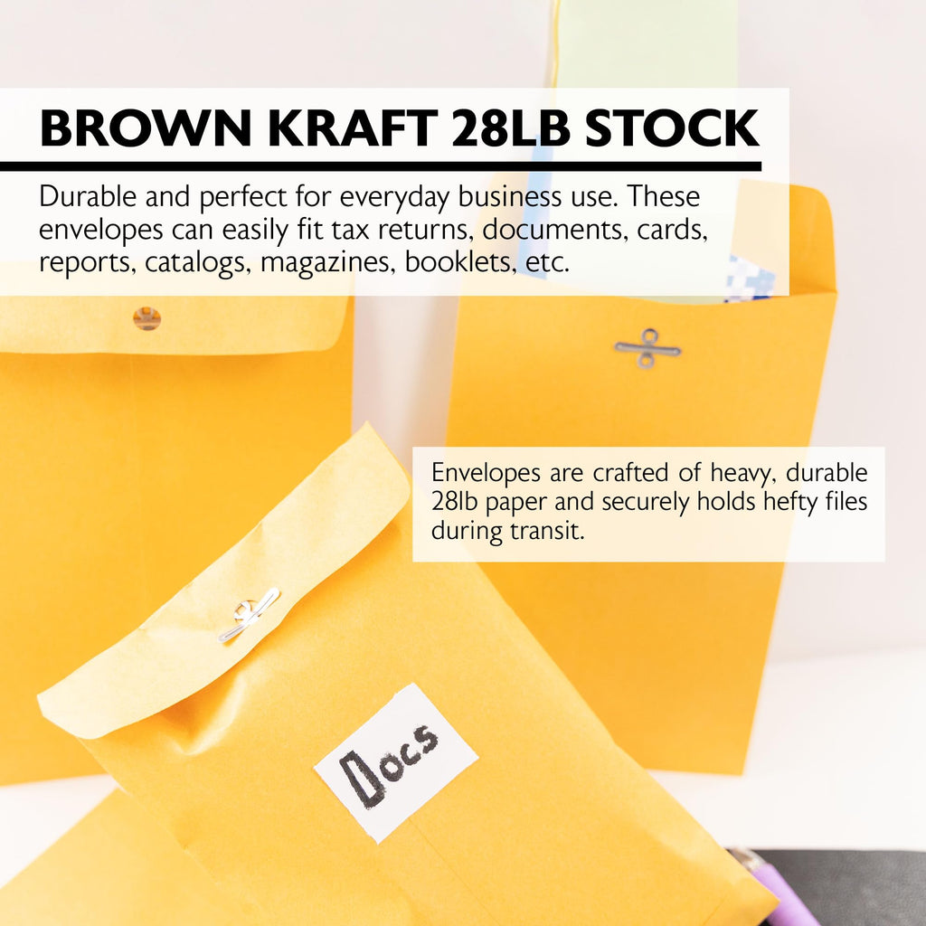 6 x 9 in Manila Clasp Envelopes, 5 Ct, 48-Case