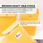 6 x 9 in Manila Clasp Envelopes, 5 Ct, 48-Case