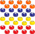 32 Pieces Mini Shuffleboard Replacement Pucks, Shuffleboard Rollers Set Mini Tabletop Curling Sliders Beads Board