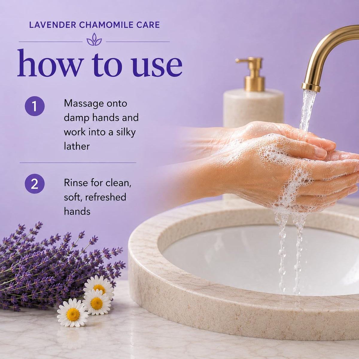 Botanicals Hand Soap, 128oz, Lavender Chamomile
