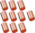 (10) EZ-FLUID Plumbing 1/2" C X C LF Copper Slip Coupling Pressure Fitting Without Stop,Sweat Solder Connection