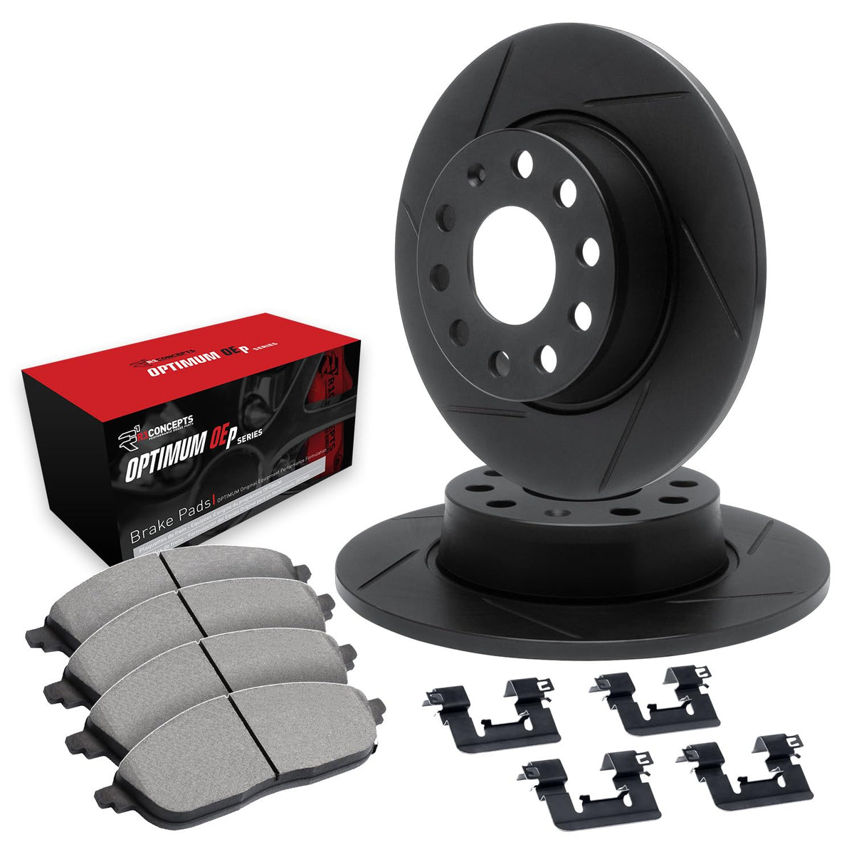 R1 Concepts Front Brake Kit Fits 1998 Chevrolet Tracker