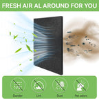 12"x24"x3/8" 40 PPI Filter Foam, Universal Air Filter Foam Sheet Material