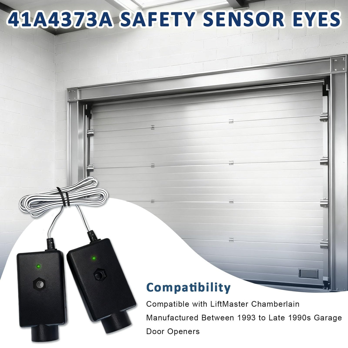 41A4373A Garage Door Sensor for LiftMaster Chamberlain with Bracket
