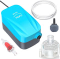 Aquarium Compact Air Pump for 3-20 Gallon Buckets and Fish Tanks Quiet Oxygen Aerator Pump with Air Stone, Nano Bio