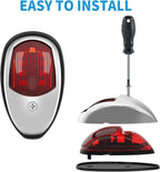 Obcursco LED Boat Navigation Lights, Red and Green Vertical Mount Bow Light