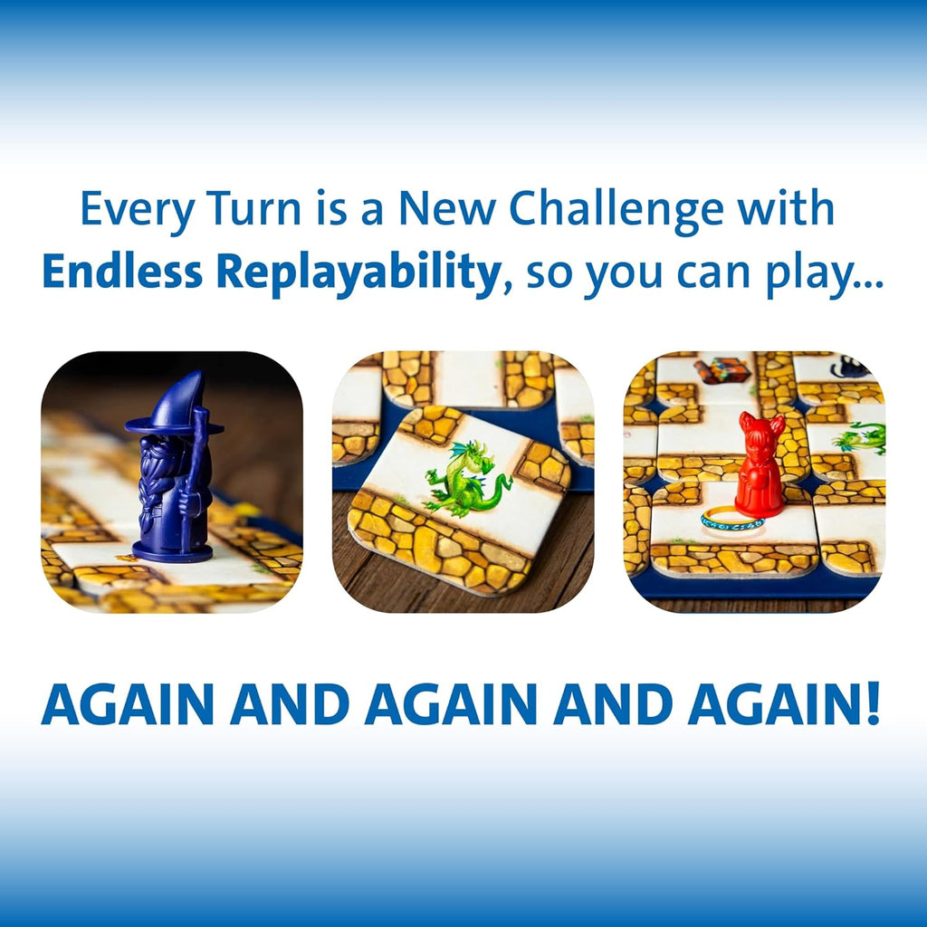 Ravensburger Labyrinth Board Game - A Strategic Maze Challenge for Family Nights - Find Treasures & Block Opponents