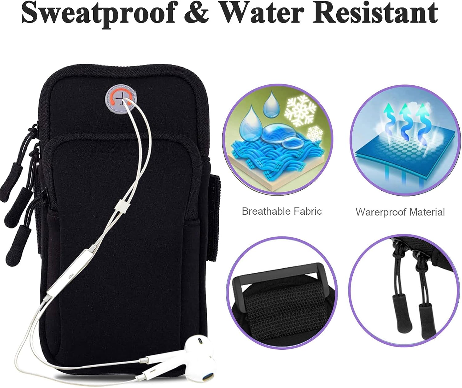 Phone Holder for Running Armband iPhone 17 16 16e 15 14 13 12 11 Pro Max XS XR Plus Mini Galaxy Ultra S26 S25 S24 S23