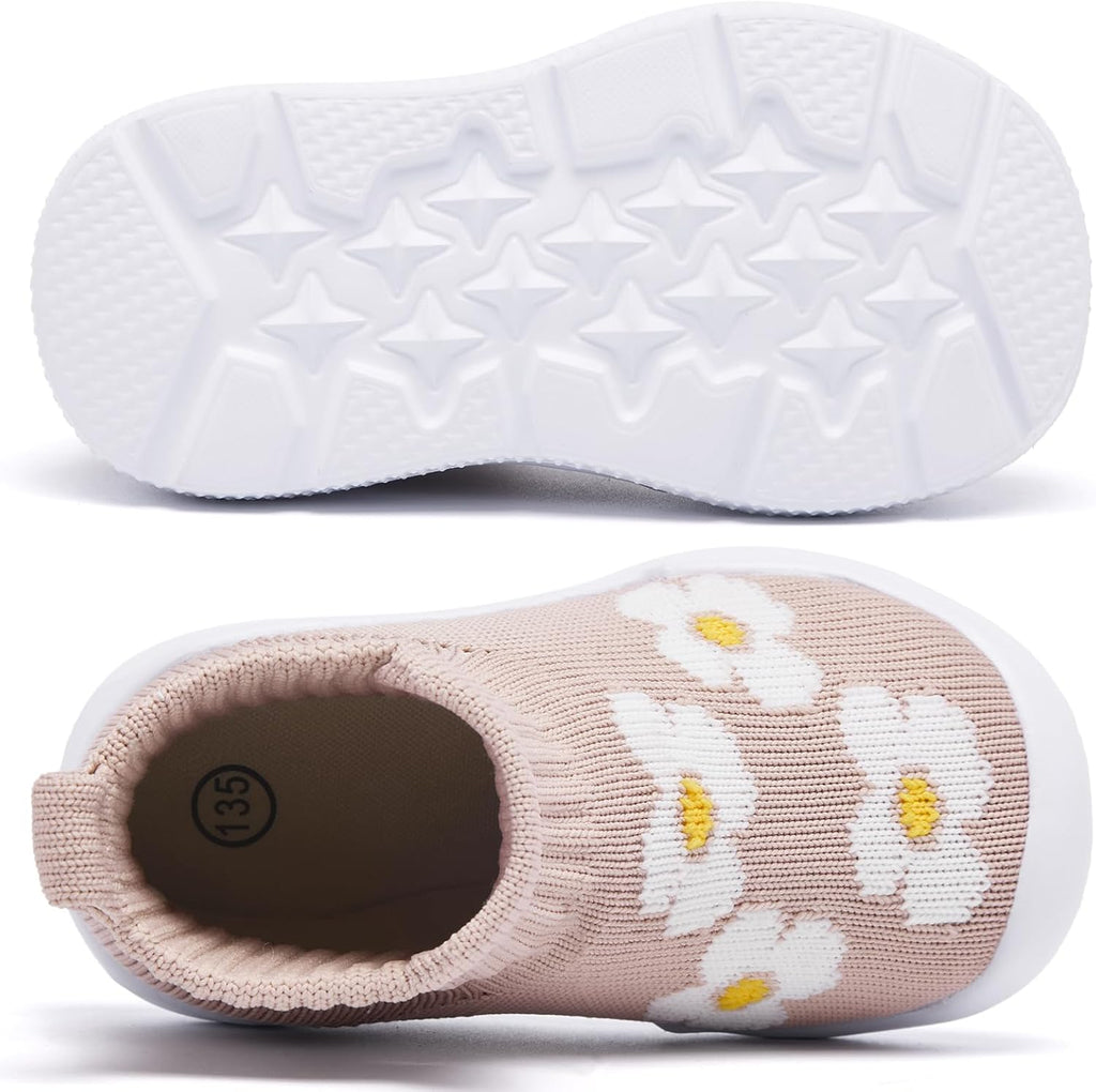 Baby Shoes Toddler Walking Sock Shoes Infant Boy Girl Slip On Sneakers First Walker Slippers