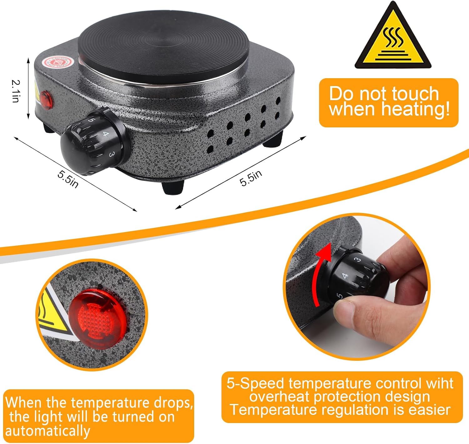 Candle Making Kit with Hot Plate for Melting Wax with 2lb Soy Wax | Candle Making Kit for Home Decor＆Gift,Wax Melter