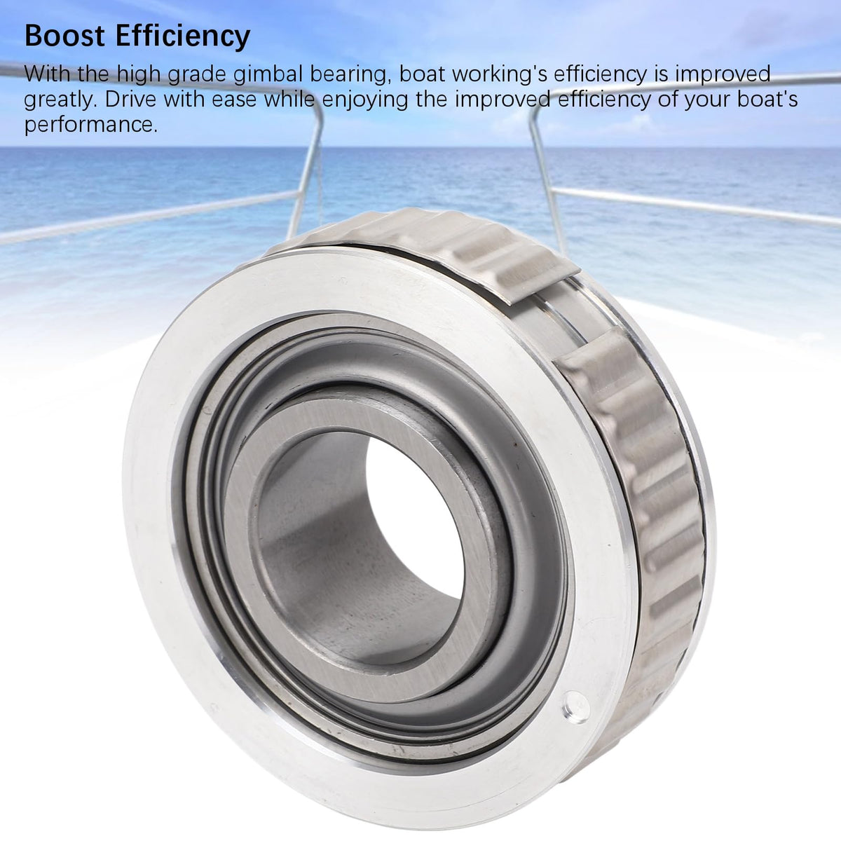 Boat Gimbal Bearing: Alloy Steel Construction, Compatible with Omc Cobra, Mercruiser Bravo, Alpha Gen 1 and 2