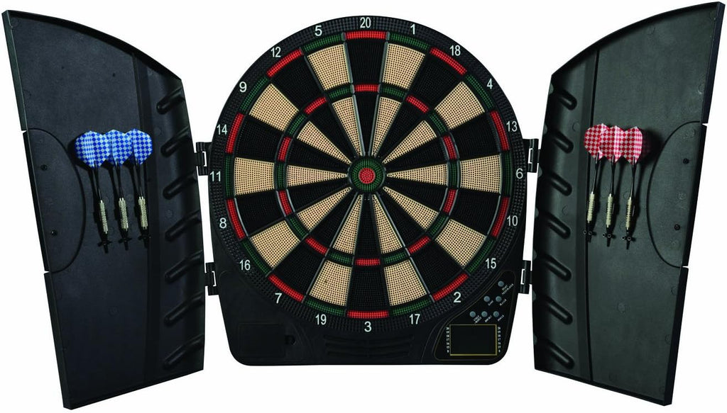 Electronic Dart Board Sets - Soft Tip Electric Dartboard with Digital Scoreboard - (6) Darts Included