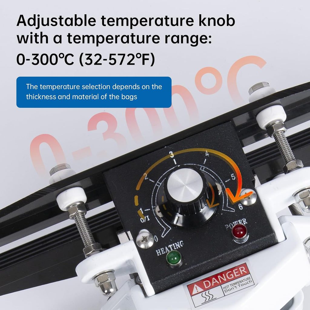 Portable Hand Held Heat Sealer Machine-R-PACK FKR-600, 24 Inches