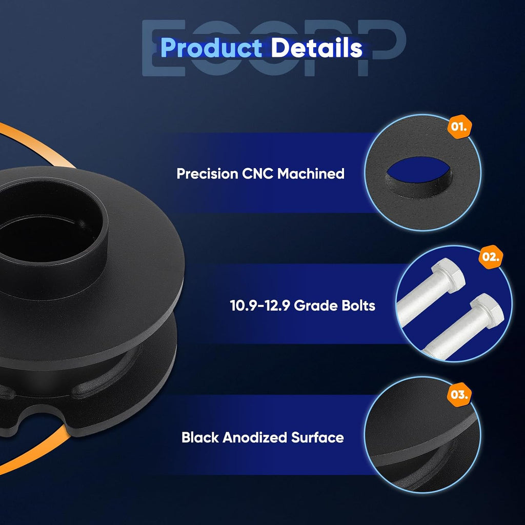 ECCPP 3" Front 2" Rear Leveling Lift Kit fit for Ford 2011