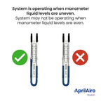 AprilAire Easy to Read 0-5" Manometer, Radon Manometer, ARN05M