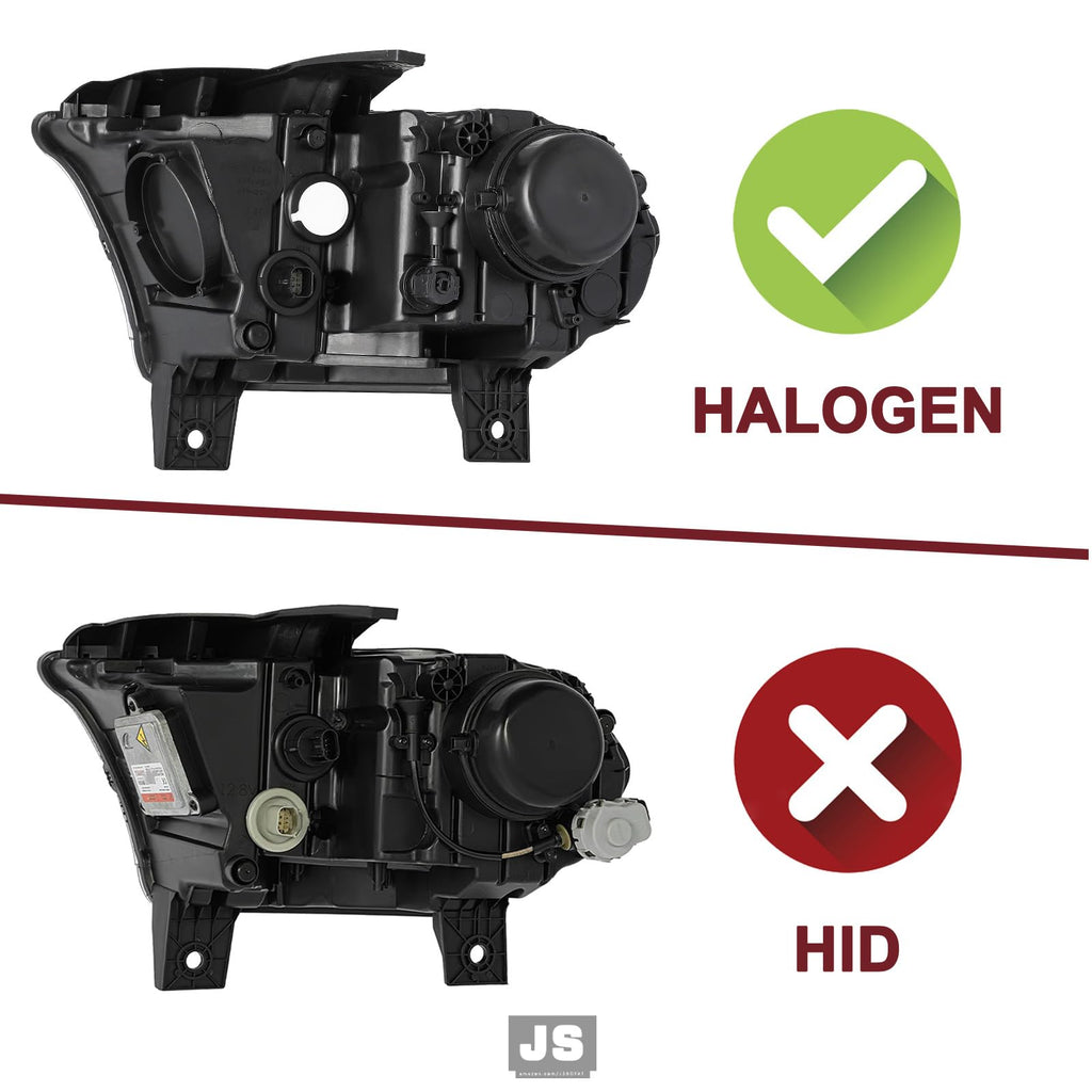 Headlight Assembly Compatible with 2016-2020 Dodge Durango