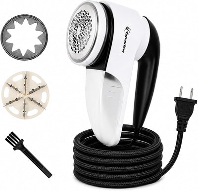 Power Corded Electric Fabric Shaver | No Battery, Pilling & Fuzz Remover for Clothes, Furniture, Couch, Sweaters, 6