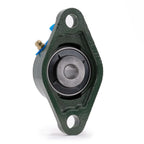 XIKE 2 Pcs UCFL201 Bore 12 mm Pillow Block Flange Mounted Ball Bearings.