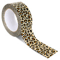 Leopard Print Packing Tape, Spotted, Brown Black, 1.9 in x 109 Yd