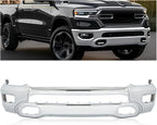 KUAFU Front Bumper Face Bar Compatible with 2019-2024 Dodge Ram 1500