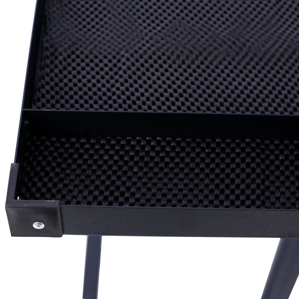 Rolling Tool Tray with Wheels, Heavy Duty Adjustable Work Table with Drawers, Tear Down Work Table with Drawer for