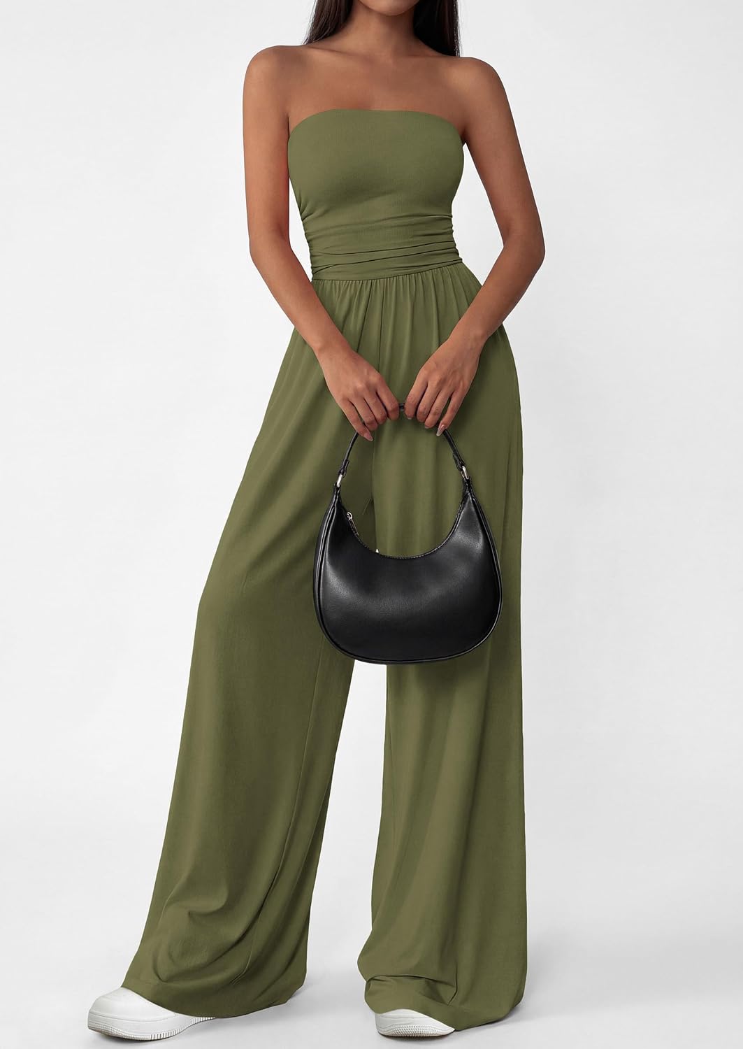 Strapless Jumpsuits for Women Dressy Casual