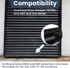 16 FT Wayne Dalton Garage Door Seal, Fits for Wayne Dalton Bottom 154448