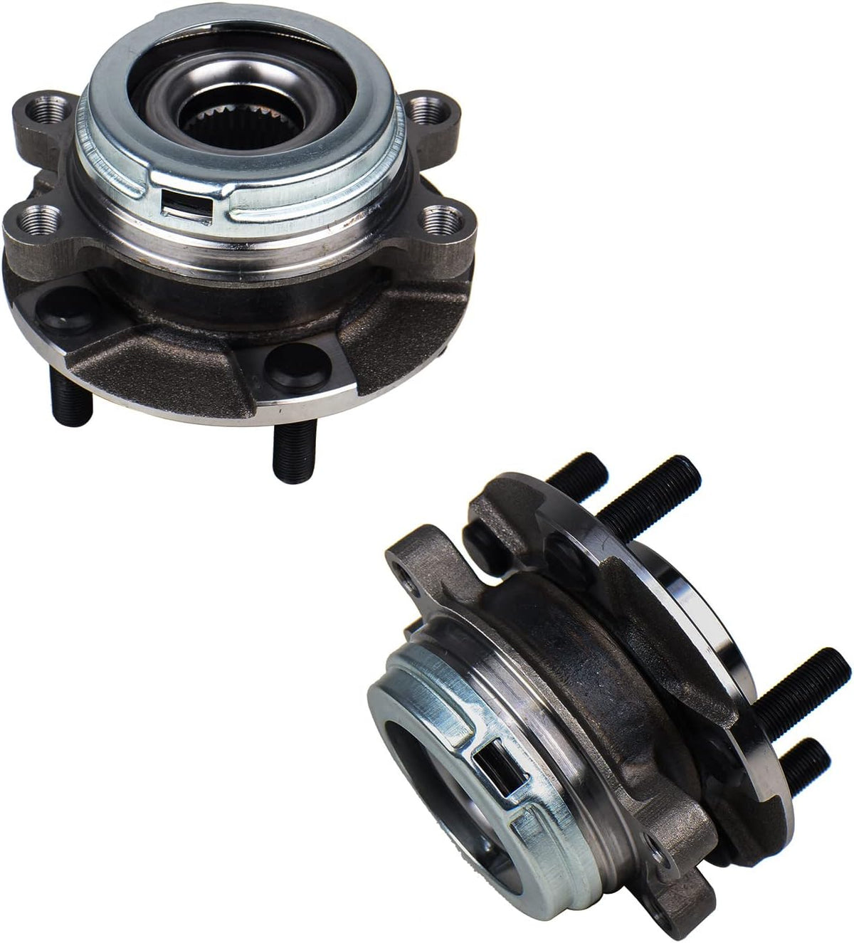 KUSATEC 513296 2 Pack Front Wheel Hub and Bearing Assembly