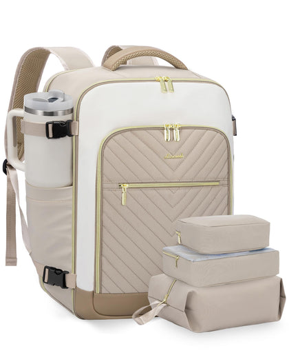 Large Travel Backpack for Women, TSA Carry on Backpack for Airplanes, 40L Personal Item Travel Bag for Women fits 17"