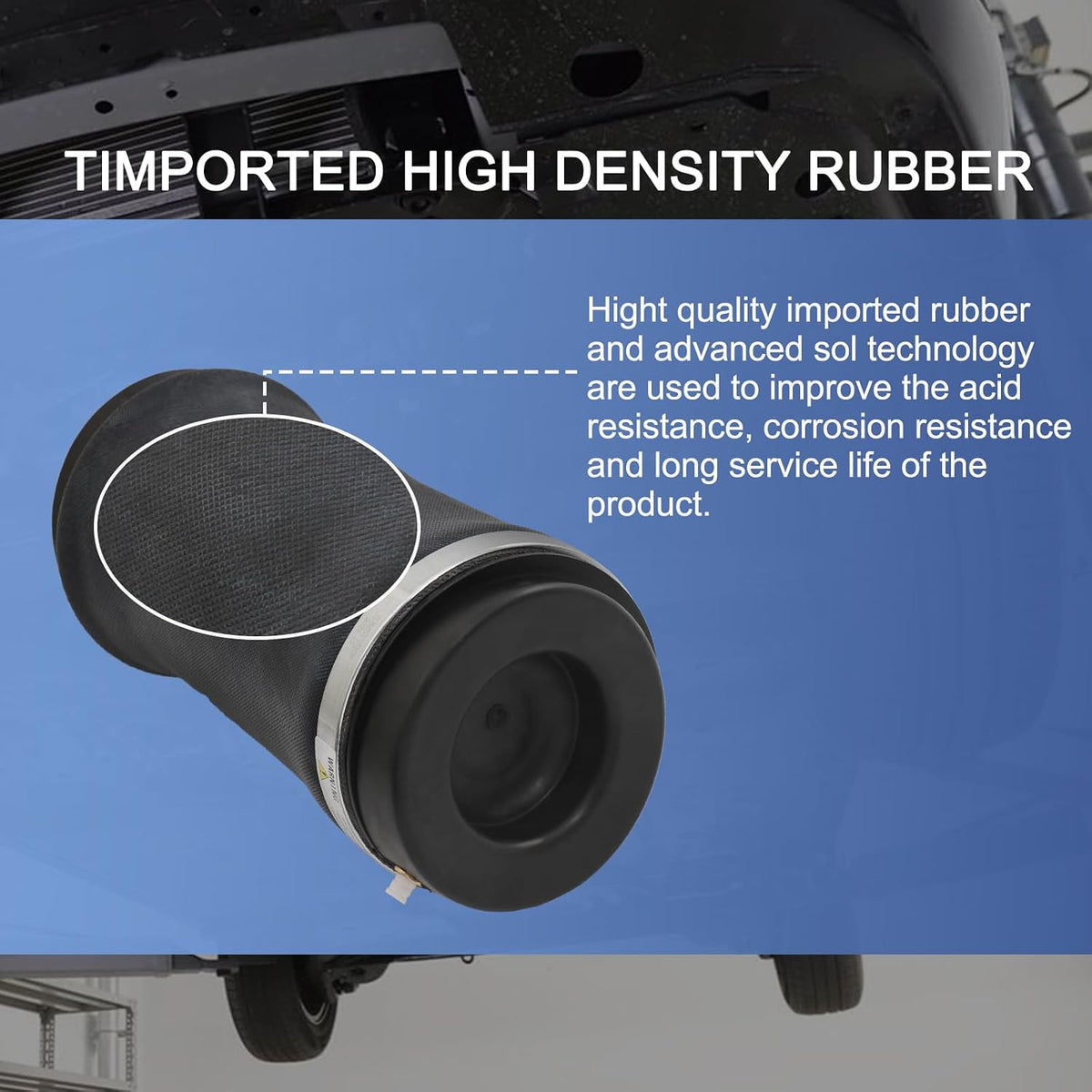 Rear Air Suspension Spring Bag Compatible with 2011-15 Jeep Grand Cherokee