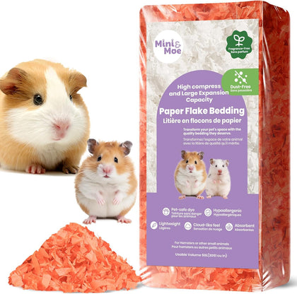 Guinea Pigs Bedding Hamster Bedding: Moisture Absorbent and Dust-Free Natural Paper Small Pet Bedding