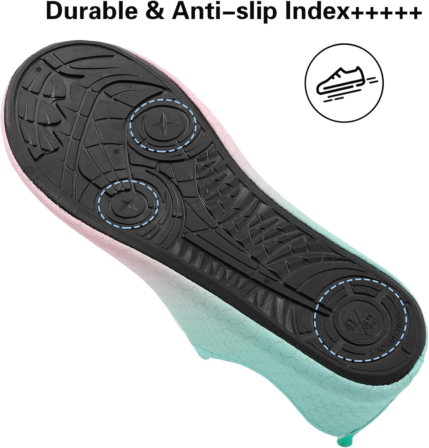Womens Mens Water Shoes Quick Dry Beach Swim Shoes Barefoot Aqua Socks Outdoor Sand Socks for Pool River Diving