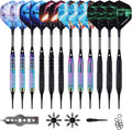 Darts Plastic tip 12 Pcs Soft tip Darts for Electronic Dart Board | 12 Elegant Professional Soft Tip Darts（18g）, 24