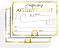 Award Certificate Paper, Gold Foil Blank Certificate of Achievement Paper Sheet for Students, School. Laser and